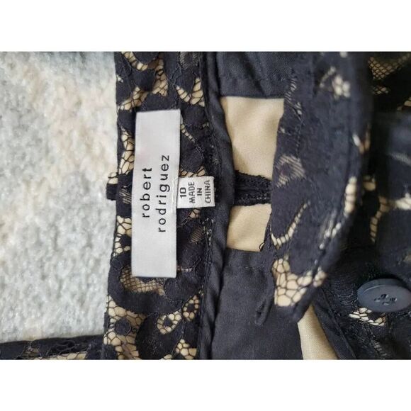 Robert Rodriguez Black Lace Pants 10 - Picture 6 of 9
